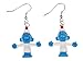 Schlumpf suspension de los pendientes Miniblings comico