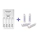 Produktbild Batterieladegerät Panasonic Eneloop BQ-CC55E Schnell-Ladegerät inkl.4X AA (HR6) Eneloop BK-3MCCE Akku-Batterien Ladegerät