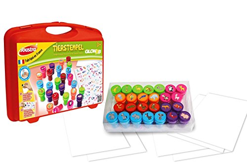 Glow2B Germany GmbH Joustra - Set di stampini a Forma di Animali