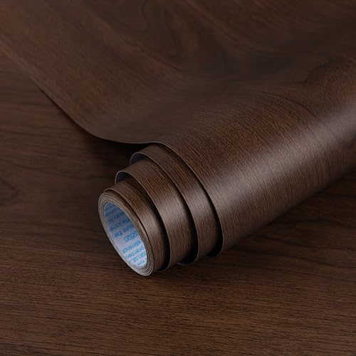 Hode Klebefolie Möbel Holzoptik 30X200cm, Selbstklebende Folie Holzoptik Vintage, Möbelfolie Selbstklebend Holzfolie Dekorfolie, Holz Folie für Möbel Fensterbank Küche Schränke