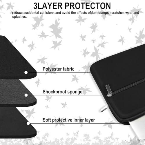 Funda para portátil 15.6 pulgadas, negra, resistente a golpes miniatura 4