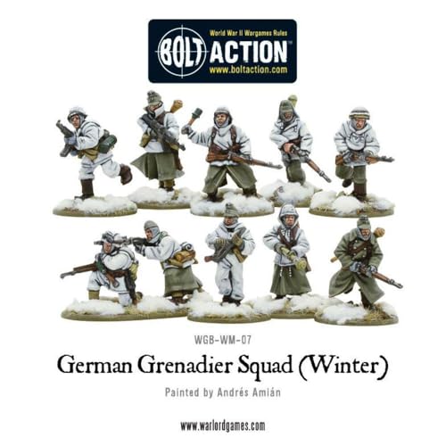 Grenadiers allemands vêtements d hiver pour peindre infanterie allemande 28mm