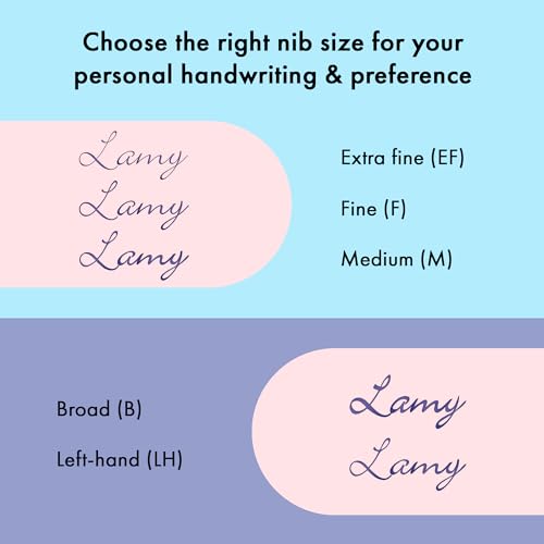 Image of LAMY AL-star black purple - Fountain Pen with ergonomic grip & polished Left-Handed steel nib (LH) in size M - lightweight aluminum body - including LAMY T 10 blue cartridge