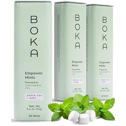 Boka Empower Hydroxyapatite Breath Mints - 3-Pack, 30ct each - Sugar Free - For Dry Mouth - Oral Health and Freshens Breath