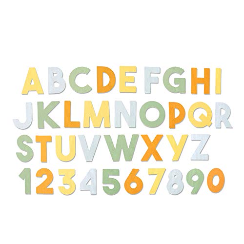 Sizzix Bigz XL Die Chunky Alphabet by Emily Tootle, Multicolor Sizzix Bigz XL Die Chunky Alphabet by Emily Tootle, Multicolor
