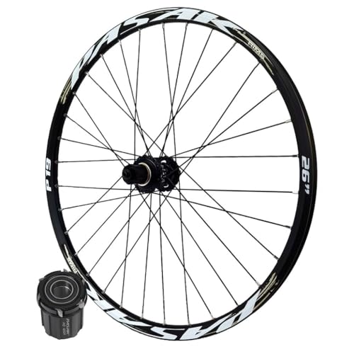 COMPATIBILE: set di ruote per mountain bike compatibile con cassette da 7/8/9/10/11/12 velocità, dimensioni esterne del pneumatico 1,25-2,5
