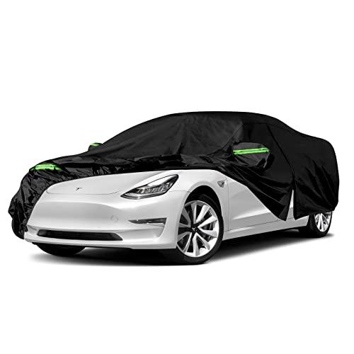 Autoabdeckung Wasserdicht für Tesla Model 3 2017–2022, Atmungsaktiv