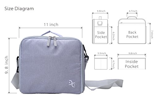 Togood Storage Tote Bag For Marker Pens Brush Pen Coloring Pencils Books Art And Crafts Supplies Tools Cosmetics, Up To 130 Pens (Grey) #TOP6