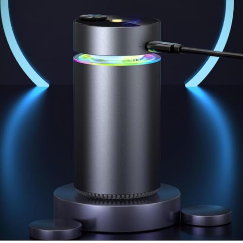 Image of STARQ Smart Car Aroma Diffuser Rechargeable Air Freshener Mist Dispenser with Auto On /Off, 3 Speed Modes & Stylish Interior Decor (S3)