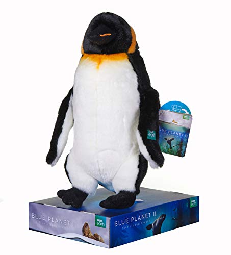 Posh Paws - 12458 - BBC Blue Planet II - Peluche - Pingouin Empereur - Noir - 25 cm