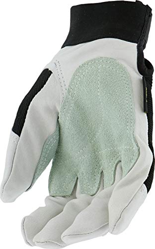 Ironcat 86552 Goatskin Grain Goat Gloves- X-Large, Reinforced Palm And Thumb, Hook And Loop Closure #TOP2