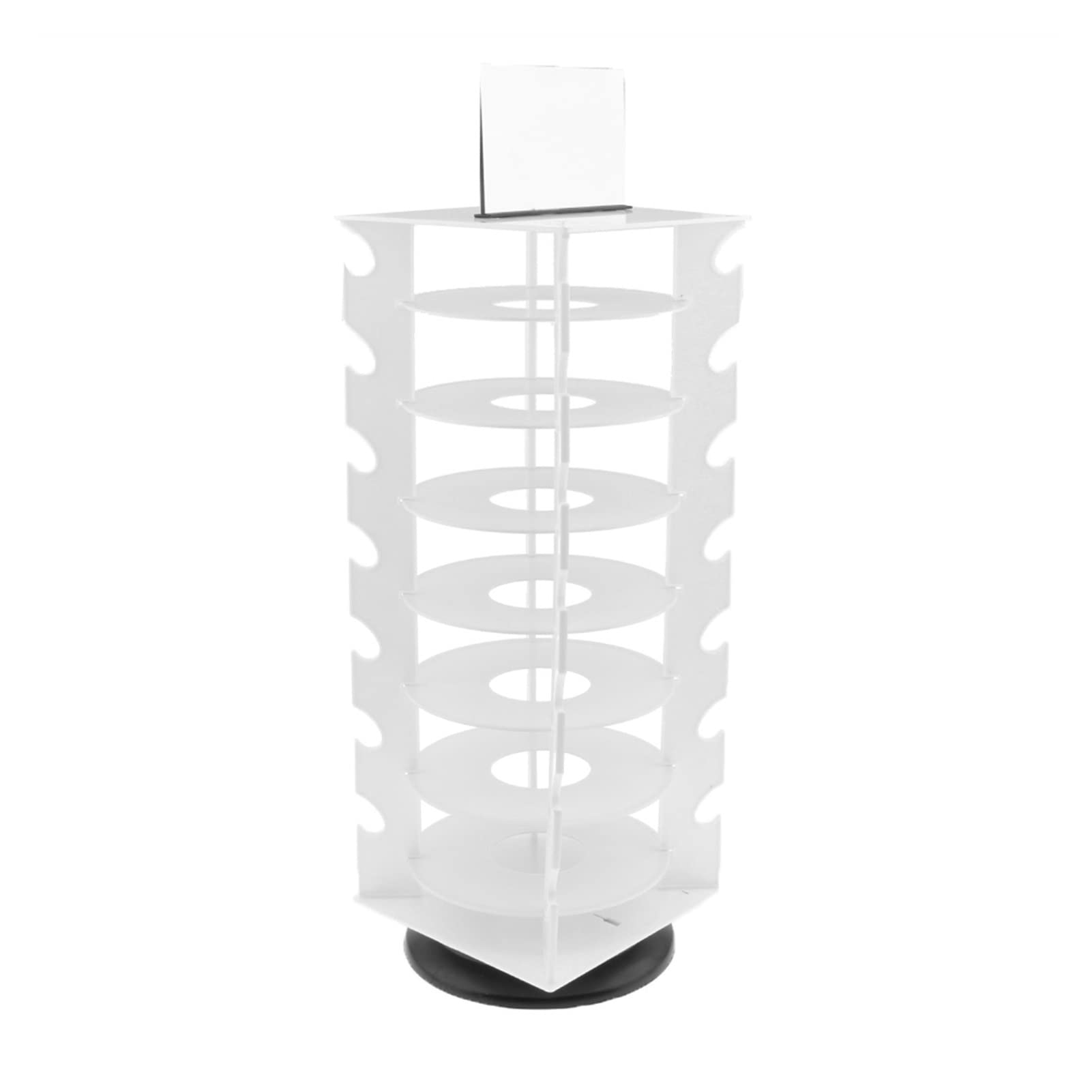 Occhiali Espositore Occhiali da Sole Portabicchieri for portabicchieri Show Display Stand Organizer, può Contenere 28 Paia di Bicchieri, Rotazione a 360 Gradi Portaocchiali