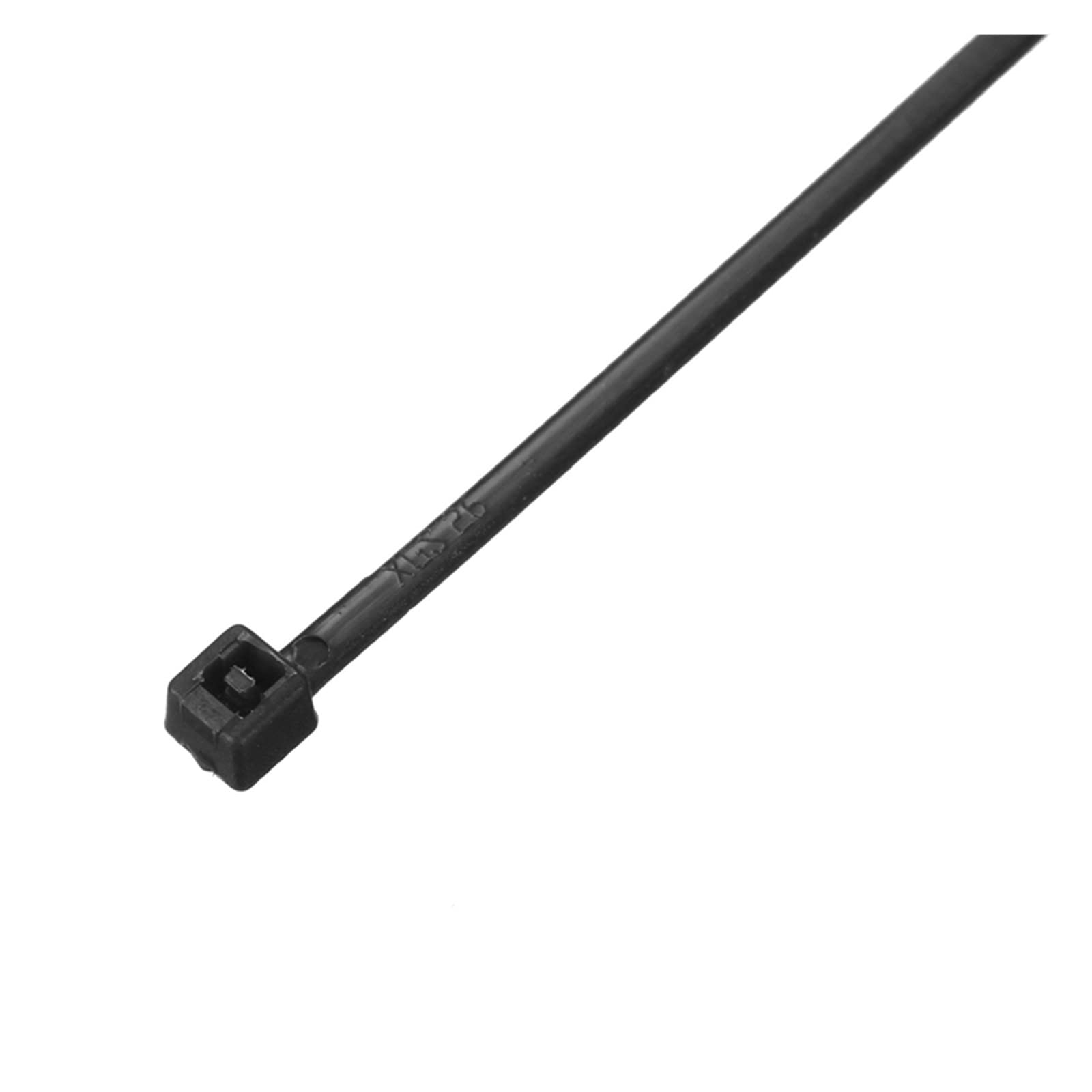 SePkus 1000 Stück/Set 100 mm x 3 mm selbstsichernde Schwarze Nylon-Draht-Kabelbinder zum Befestigen von Kabelbindern, ROHS-zertifizierte Netzwerkkabelmarkierung (schwarz, 3 mm x 100 mm, 1000 Stück)