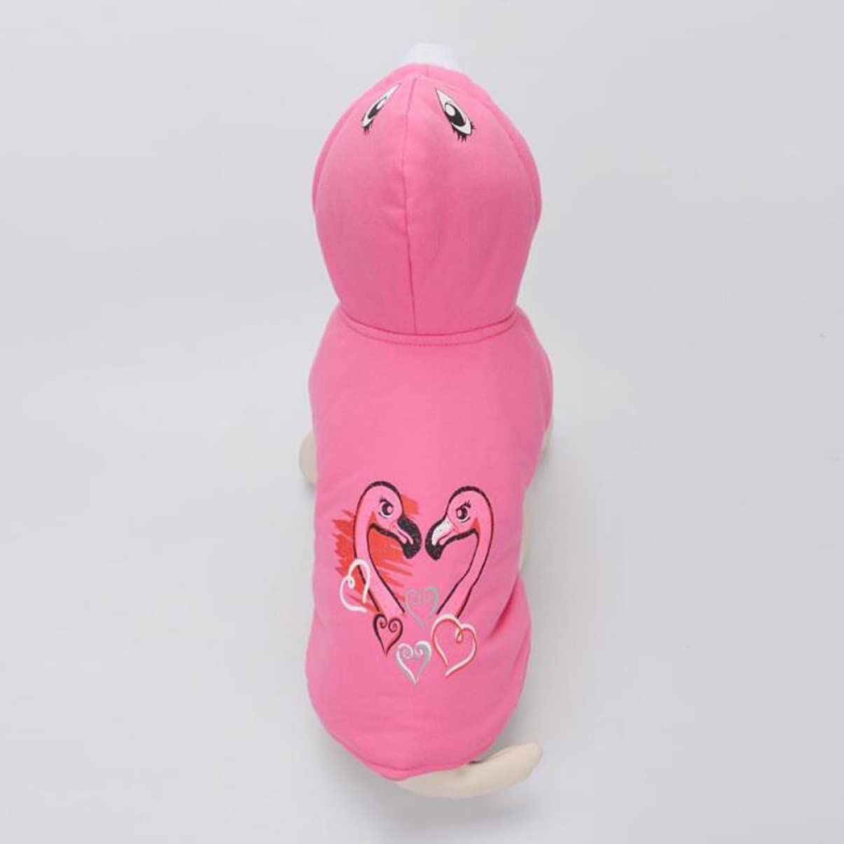 Amosfun 3 Stücke Dicke Warme Haustier Weste Für Katzen Hunde Flamingo Muster Outdoor Sport Tragen Größe Große