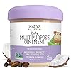 Matys Multipurpose Baby Ointment, All Over Gentle Skin Protection for Newborns & Up, Soothes Dry Irritated Skin, Diaper Area, Dry Scalp, Drool Irritation, Petroleum Free, Fragrance Free, 10 oz tub