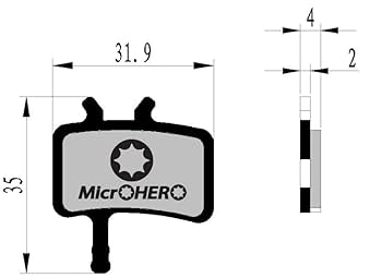 SRAM avid bb7 スラム　機械式ディスクブレーキ Amazon | MicrOHERO 自転車用 ディスクブレーキパッド スラム