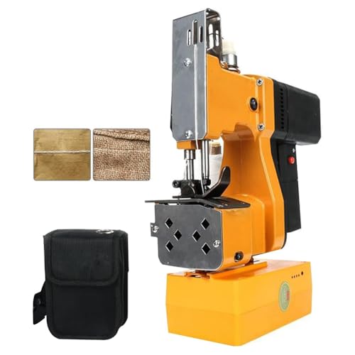 MegLob Máquina Cerradora De Bolsas, Máquina De Coser De Bolsas Inalámbrica, Grapadora Automática De Bolsas A Batería, Máquina De Coser Industrial, Cerradora De Bolsas Industrial Portátil