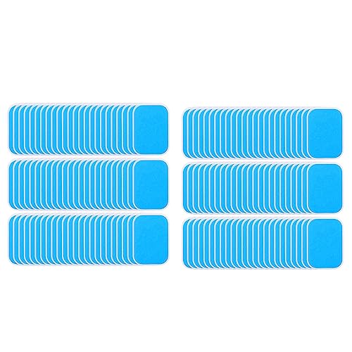 Janasiba 200 almohadillas de gel EMS, almohadillas de gel con electrodos, almohadillas de gel absorbentes EMS, accesorios para entrenamiento muscular abdominal