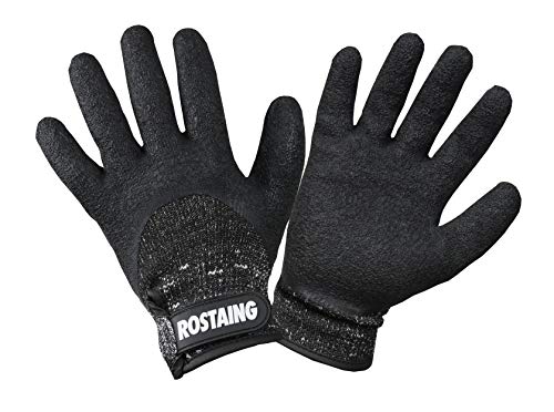 ROSTAING Mixte Macpro Gants pro travaux de construction, Noir, 2 Unité (Lot 1) EU