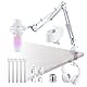 Overhead Mikrofon Arm [40 cm erhöhen]-Professioneller Mikrofon Ständer kompatibel mit HyperX QuadCast,Blue Yeti Mikrofon Arm,360 ° drehbarer,mit 3/8 auf 5/8 Schraubadapter,für Aufnahme,Podcasting
