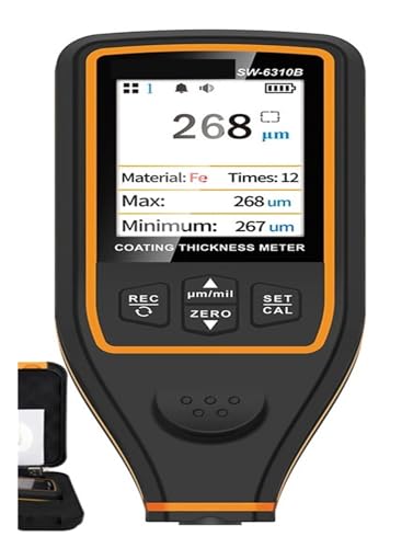 Testeur d'épaisseur de peinture auto SW-6310B pour repérer le mastic et les anomalies