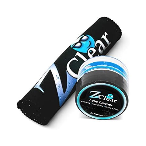 Zclear Lens Cleaner Paste - 1 Eyeglass Cleaning Paste & 1 Microfiber Cleaning Cloth: Eye Glass Cleaner & Anti Fog Paste for Eyeglasses - 1 Pack & Microfiber Cloth, Made in USA Cover