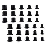 SHINEOFI 50 Tapones Pequeños Para Botellas Tapones De Sellado Para Macetas Especieros Tubos De Goma De Repuesto Color Negro