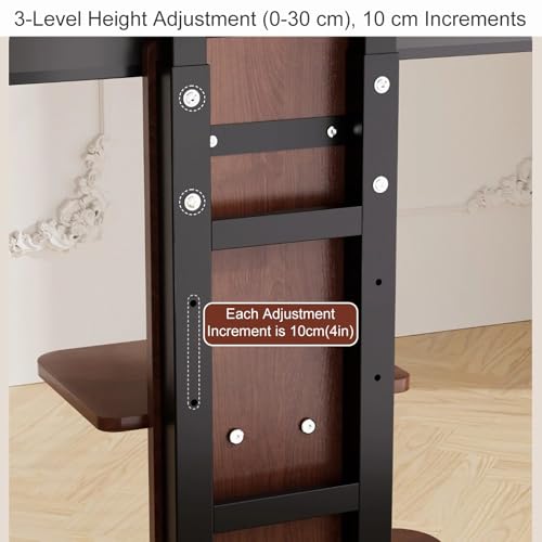 Soporte Móvil para TV 32-65 Pulgadas con Ruedas y Estante miniatura 3