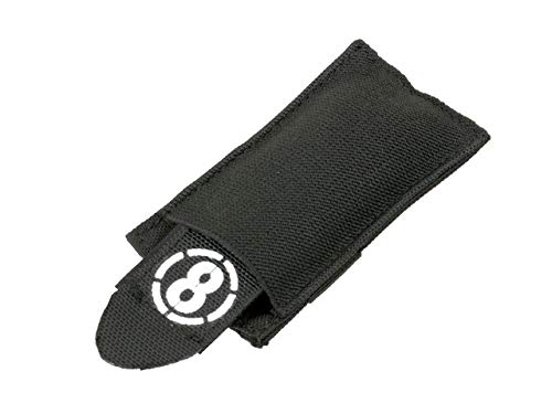 Airsoft 8Field Deathrag/Hittuch/Hitmarkierung Deathrag in Molletasche Softair Üaintball (Schwarz)