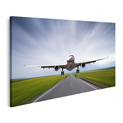 Tableau sur toile Big Jet Plane islandburner - Décoration murale salon