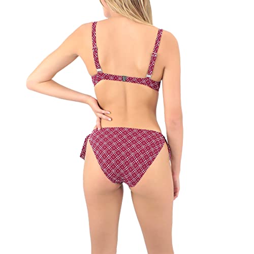 Haut de maillot triangle 105EF Como Janine Robin rouge - 3