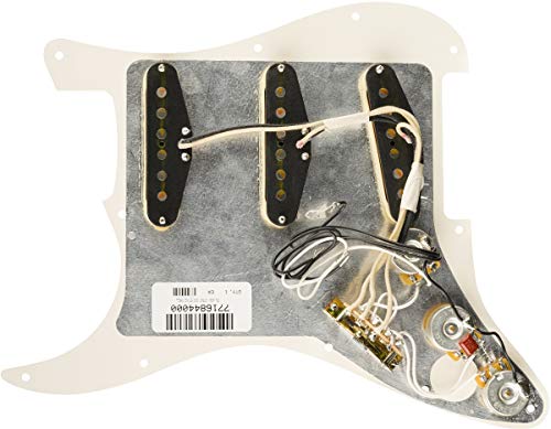Fender Pré-Filaire Pickguard Strat Vintage Sans Bruit de Vintage – S/S/S – Shell de Tortue 0992345500 Rouge - Les Beatles, Paul McCartney, John Lennon, RIngo Starr, George Harrison Fender Pré-Filaire Pickguard Strat Vintage Sans Bruit de Vintage - S/S/S - Shell de Tortue 0992345500 Rouge – Image 3