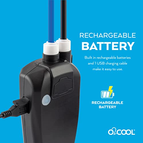O2Cool AEHBR01 Rechargeable Outdoor Misting Rope, Up To 25 Ft + 6 Mister Nozzles, No Water Hose Or Power Source Needed, Misters For Outside Patio Or Misters For Reptiles Water Mister thumb #5