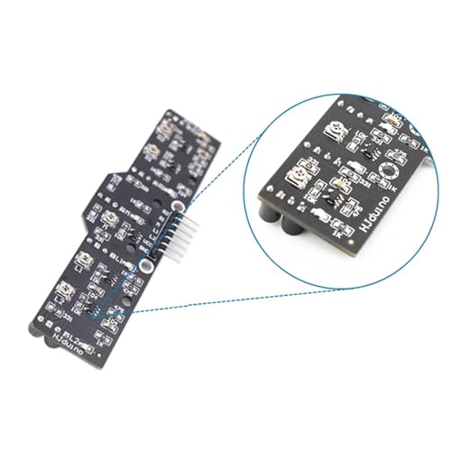 Robot suiveur de trajectoire avec module de capteurs de numérique à 5 voies