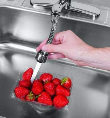 Unique Turbo Flex 360 Rotate Flexible Kitchen Tap Water Nozzle Saving Filter Faucet SpoR A Products Shower Aerator Bathroom Kitchen Faucet Accessories Flexible Faucet Sprayer Water Extender for Easy Clean Sink, Bathroom, Rinsing Fruits (B08L6211R1) Amazon Price History, Amazon Price Tracker