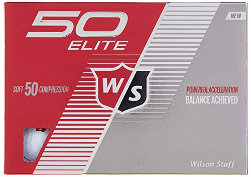 Wilson Staff Fifty Elite Golf Ball, White #TOP2