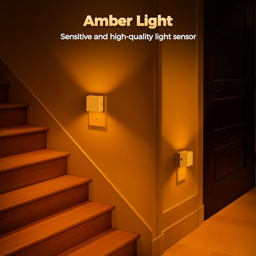 Image of DORESshop LED Night Lights Plug into Wall [2 Pack],Plug in Nightlight