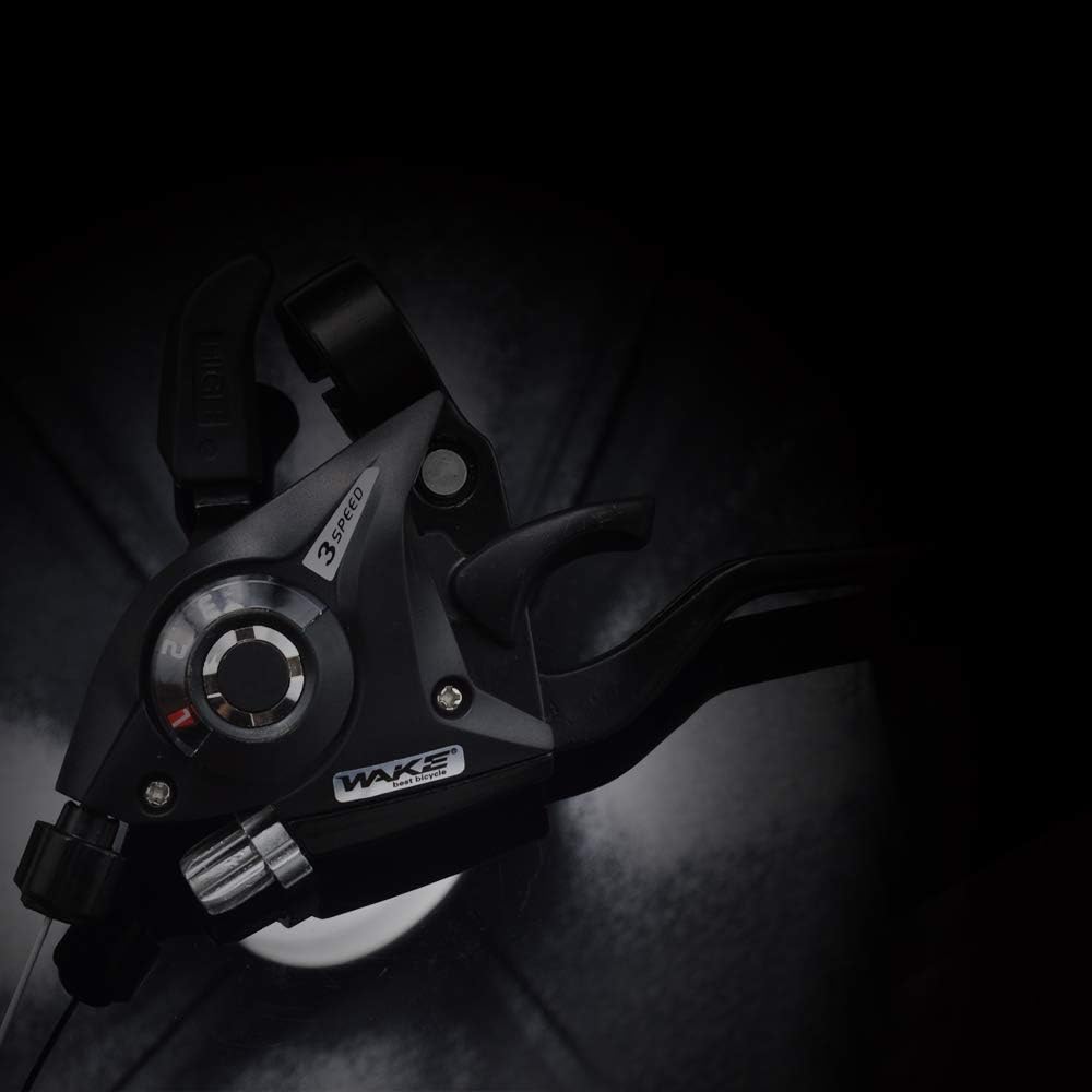 BESNIN Schalthebel Bremshebel 3 Gang Schalthebel 1 Paar 3x7 21 Gang Fahrrad Shifter für Mountainbike Faltrad Universal Ersatzteil (3 ×7 Gang)