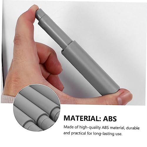 Loquet magnétique pour porte de placard en ABS gris avec butée robuste - 8