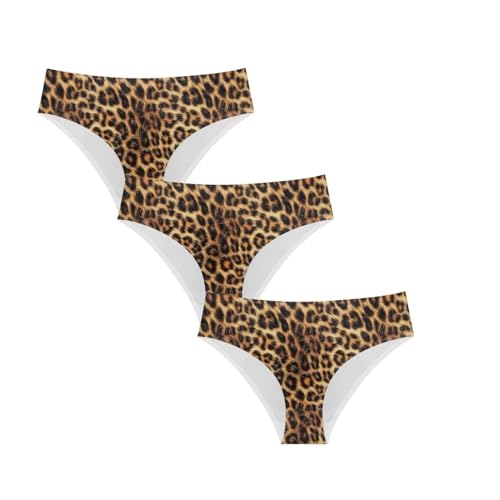 AFPANQZ Womens Underwear Mid Waist Brief Ladies Panties Seamless Breathable Lingerie 3 Pack Plus Size