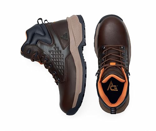 ACE Work Boots Everglades, Men's 6" Nano Composite Toe (NCT) Work Boots, Slip Resistant, Water Resistant4
