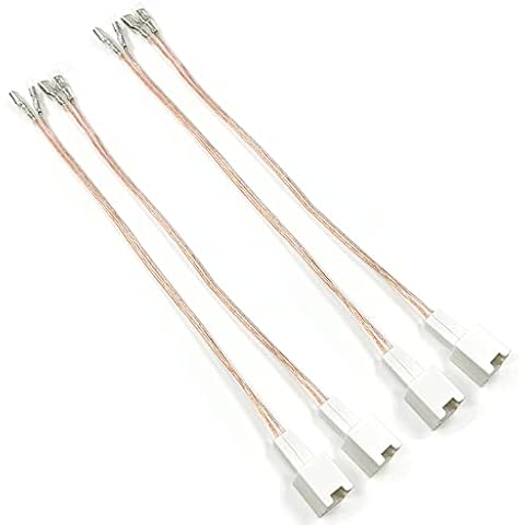 4 Pack Speaker Wire Harness Compatible with 2006-2018 Infiniti Speaker Harness 2004-2021 Nissan Speaker Harness Car Speaker Connector Harness Adapter Cover