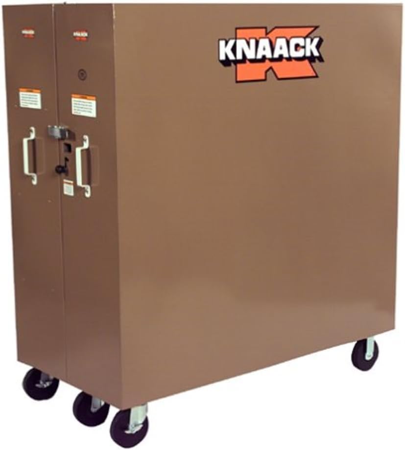 Jobsite Storage Cabinet, 60" W x 15" D x 65" H, Tan