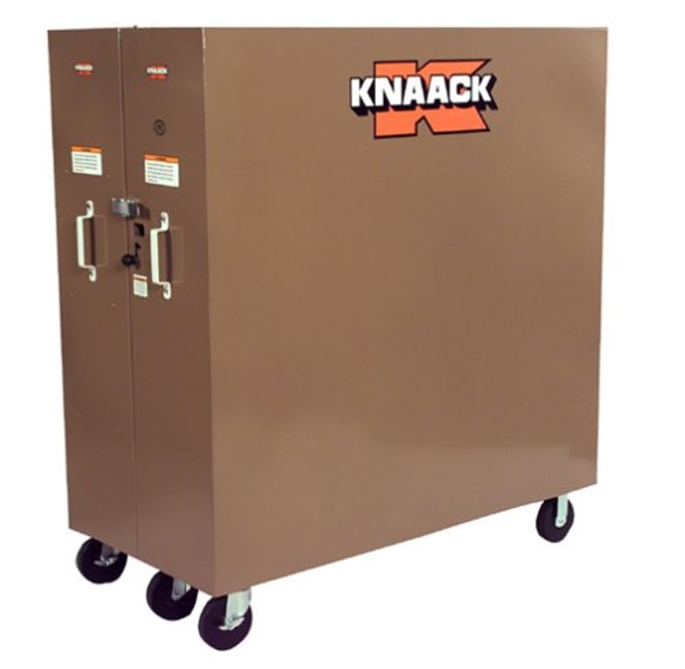 Jobsite Storage Cabinet, 60" W x 15" D x 65" H, Tan