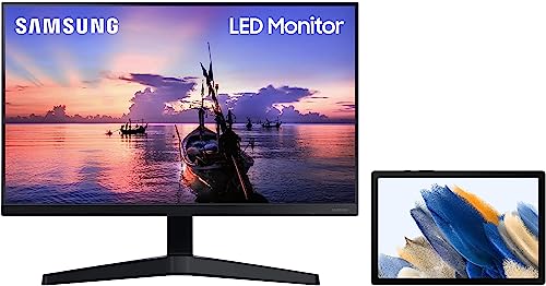 Image of Samsung Galaxy Tab A8 26.69cm (10.5 inch) Display, RAM 4 GB & 24-inch (60.46cm) 1920 X 1080 Pixels FHD Monitor, IPS