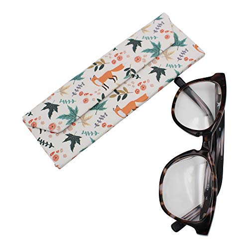 Image of Real Sic Glasses Case for Men and Women - Magnetic Folding Hard Shell Sunglass Holder - Inspired by Adorable Animals