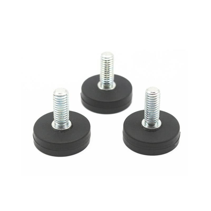 Image of Rely⇒VP INDUSTRIES (Pcs-25) M6x12mm Leveling Screw on Adjustable Leveler Floor Protector for Home Furniture Desk Table Sofa Leg Door,Cabinet Dresser Wardrobe Kitchen