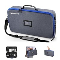 NEEWER Q4 Tragetasche mit Schultergurt, Griff, speziellen Fächern für im Freien Blitzgerät/Batterien/Auslöser/Reflektor Diffusor Zubehör, Netztasche, robuste Hartschalen Reisetasche, PB8
