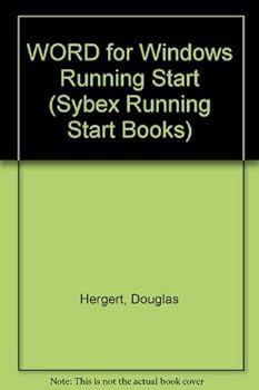 Paperback Word for Windows Version 2.0 Running Start/2 Book in 1 (Sybex Running Start Books) Book