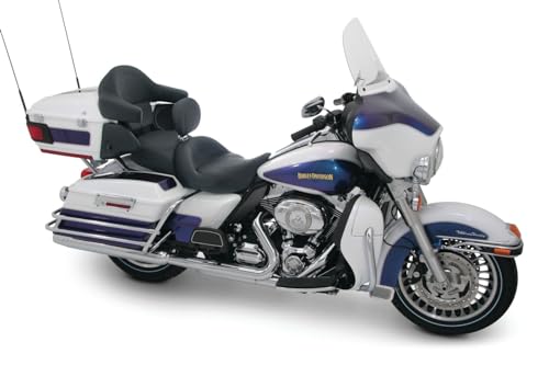Mustang 1997-'07 Road King 1906-'07 & Eagle 2000-'01 & 2004-'05 Touring Pass Seat Suitable for Harley - Black